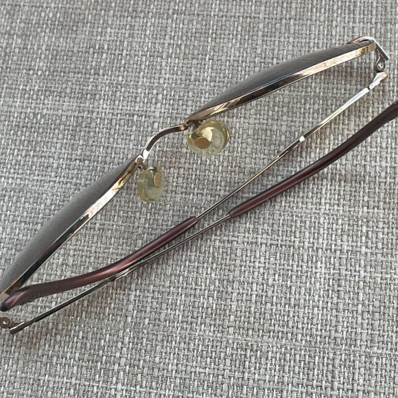 Laura Ashley Ladies Eyeglasses Frame TOPAZ Gold Tone Glasses 55[]18 135 - Picture 3 of 12